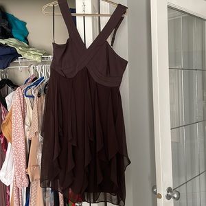 Rw& co dress size 10 chocolate brown